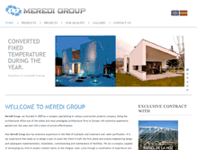 Tablet Screenshot of meredigroup.com